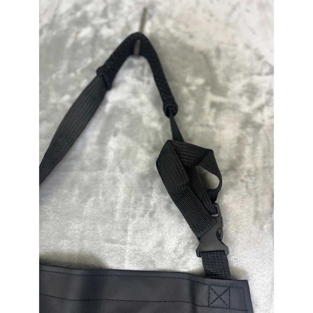 Rubber Vinyl Apron for Cooking Black Padded Neck‎ Hairstylist Painting